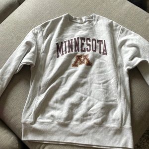 Champion Minnesota state crewneck